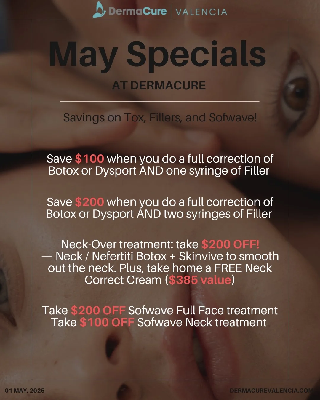 DermaCure of Valencia Specials
