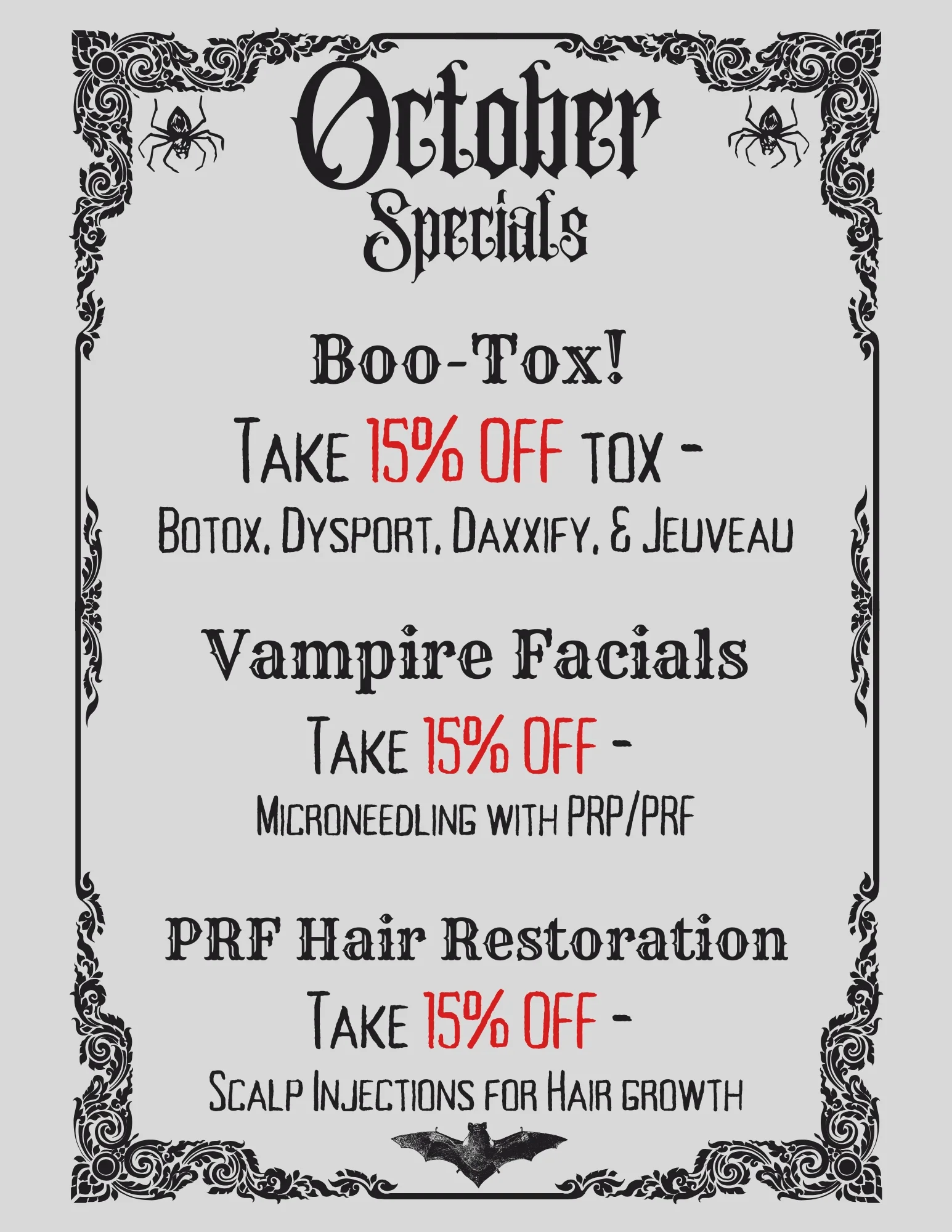 DermaCure of Valencia Specials