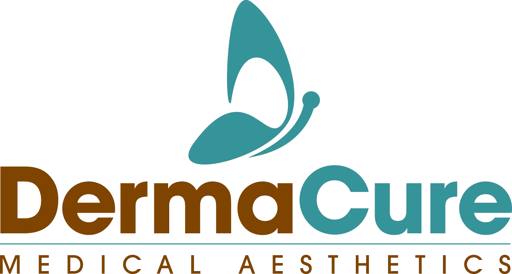 a blue and brown logo